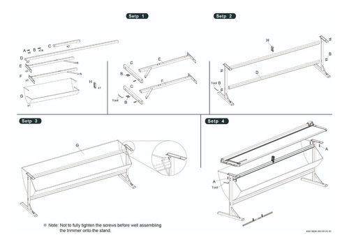 Cizalla Guillotina Rotativa Kwtrio Para Plotter Corte 96 Cm