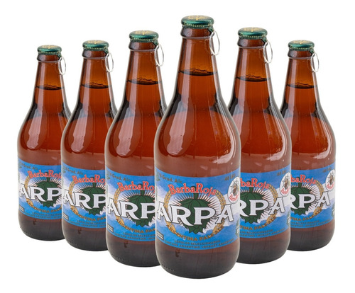 Imagen 1 de 10 de Cerveza Barba Roja Arpa Argentina Pale Ale 500ml. Pack X 6