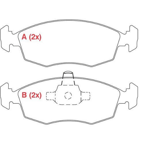 Pastilha De Freio Fiat Palio Idea Punto Willtec Pw68