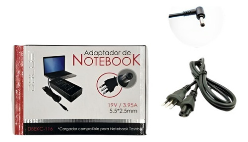 Cargador De Notebook Dblue Compatible Para Notebook Toshiva