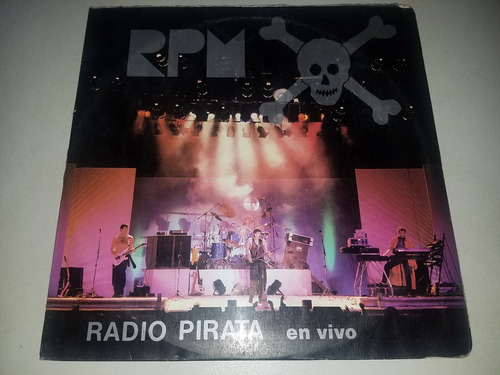 Lp Vinilo Disco R.p.m.radio Pirata En Vivo Rock En Español 