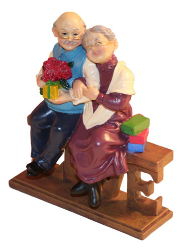 Figura De Abuelos De Escultura De Pareja De Ancianos Para