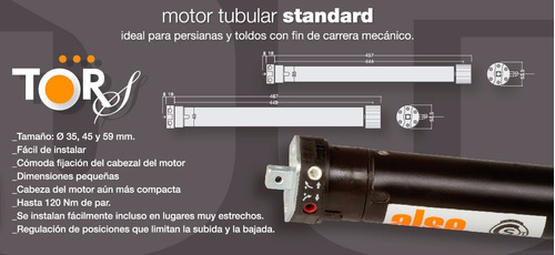 Motor Alse Cortinas Con Control Remoto Radio Tor 6