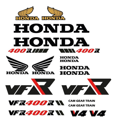 Kit Stickers Honda Vfr 400 R