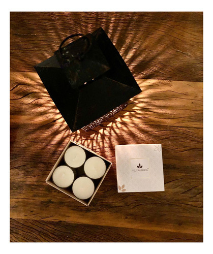 Vela Aromática Premium Baunilha C/4 Mini Velas Velitah