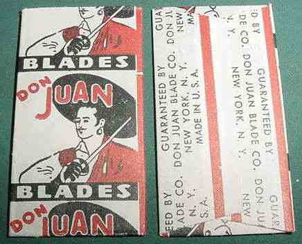 Hojas De Afeitar Don Juan Blades Made Usa New York Americana