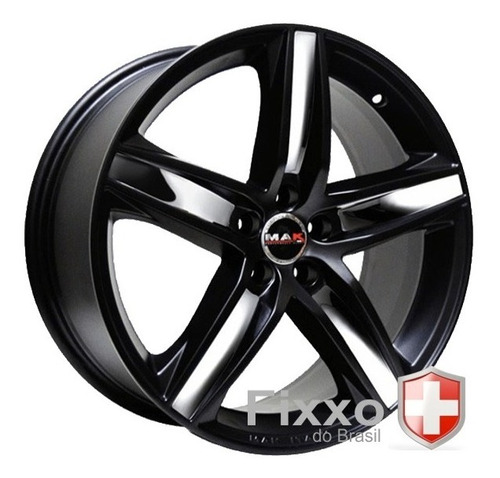 Imagem 2 de 2 de 4 Calotinhas Tampa Miolo Centro De Roda Mak Tsw 60mm Preta