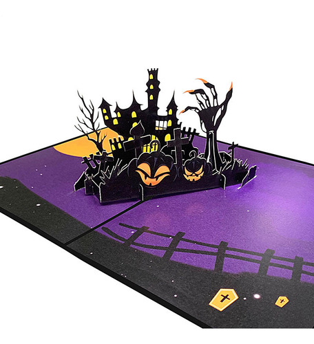 Tarjeta Emergente De Halloween Tarjeta Emergente De Hallowee
