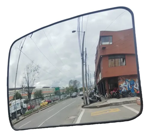 Espejo De Vigilancia Convexo Rectangular 30 X 40 Cm Cristal