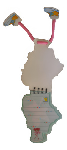 Libreta / Anotador Infantil Muñeca Piernas Largas