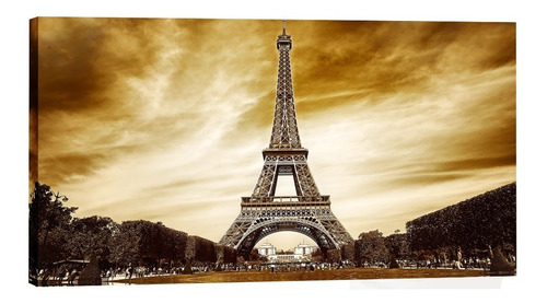 Quadro Decorativo Paris Torre Eiffel 55x100 P Sala Quarto R7