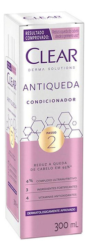 Condicionador Antiqueda Passo 2 Clear Derma Solutions 300ml