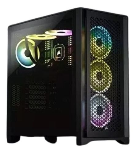 Gabinete Templado Con Flujo De Aire Corsair 4000d - Negro