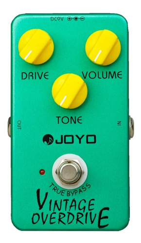 Pedal De Guitarra Joyo Vintage Overdrive Tipo Tubescreamer