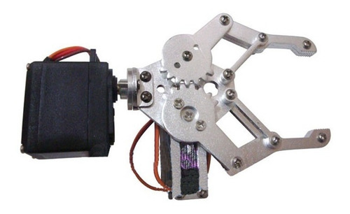 Pinzas Aluminio Arduino Robotica Para Servos Sin Motor*