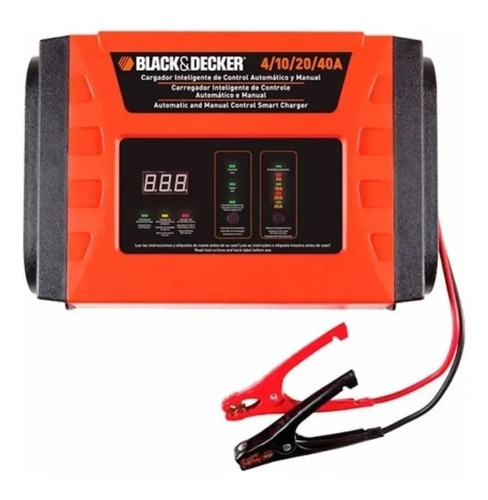 Cargador Batería Auto Inteligente 40a Bc40 Black + Decker 