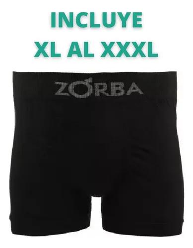 Mayorista Boxer Zorba Algod n Liso Todos Negros X12 Xl Xxl