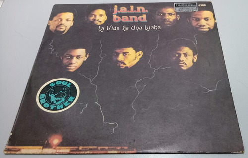 J.a..i.n Band Life Is A Fight Disco Vinilo Lp Sin Uso