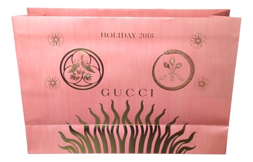 Bolsa De Papel Para Regalo Gucci 22.5 X 37 Cm