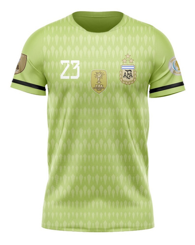 Camiseta Dibu Martínez Argentina Campeón 2022 3 Estrellas