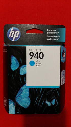 Cartucho Original Hp 940 Tinta Cian C4903al 8000 8500 8500a