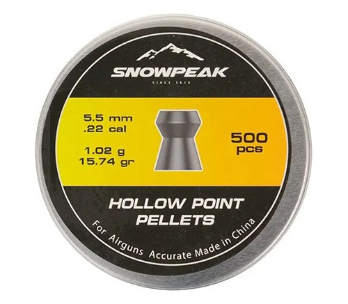 Lata De Diabolos Snowpeak Hollow Pointed .22x500 (15.74gr)