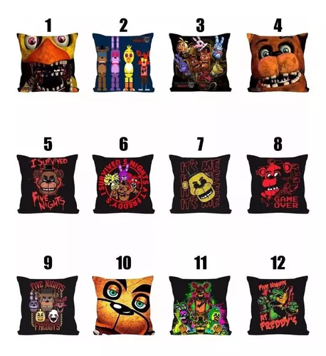 Almofadas Five Nights At Freddy Jogos Games Fnaf 30x30