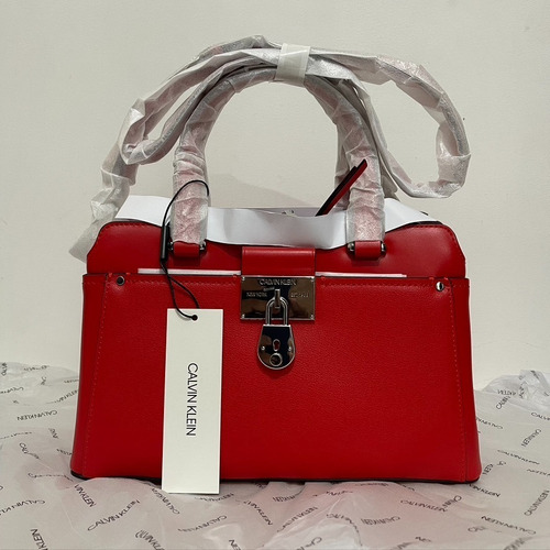 Bolsa Calvin Klein Satchel Daytona Cuero Piel 100% Original