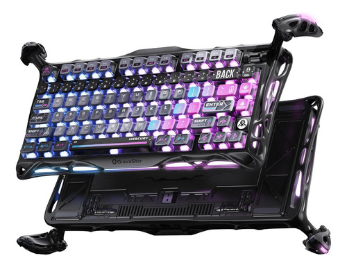 Gravastar Mercury K1 Pro 75% Inalámbrico Mecánico...