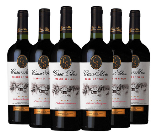 6 Vinos Casa Silva Terroir De F. Reserva Cabernet Sauvignon