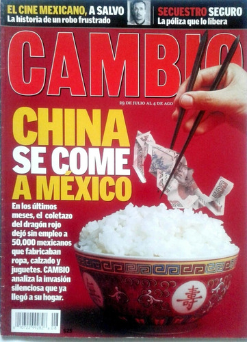 Revista Cambio China Jorge Vergara Toledo Jose Cano Cine Mex