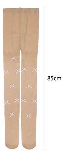 Medias Sexy Con Lazo Y Encaje, Calcetines De Red Bowknot Con