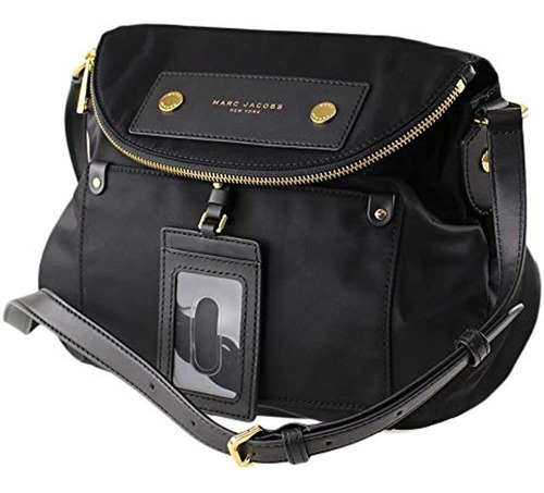 Marc Jacobs Preppy Natasha Nylon Crossbody Bag, Black, Mediu