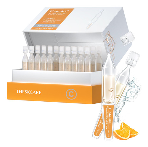 Theskcare Suero Facial De Vitamina C Con Ácido Hialurónic.