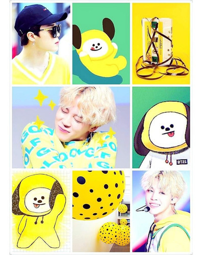 Peluche Chimmy Bt21 Bts Jimin Kpop Clon 25cm Line Friends (Usado)