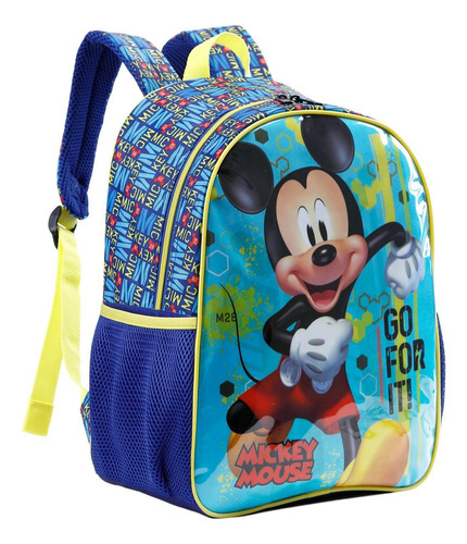 Mochila De Costas 16 - Mickey, Poliéster Resistente, Xeryus