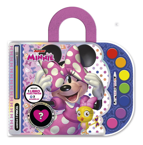 Kit Acuarela Minnie Mas Libro