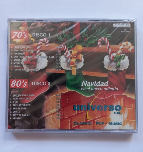 Radio Universo Navidad Felicidades Año 2000. 3 Cds