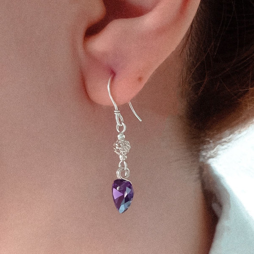 Imagen 2 de 2 de Aretes Plata Italiana 925 Modelo Fiala
