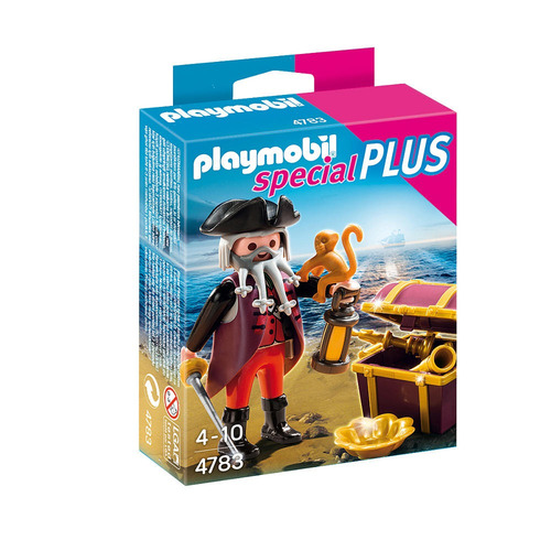 Playmobil Especiales Plus - Pirata Con El Tesoro