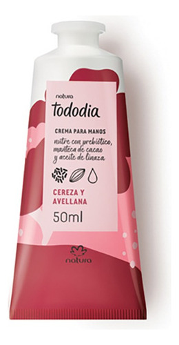 Crema Nutritiva Para Manos Cereza Y Avellana Natura Tododia