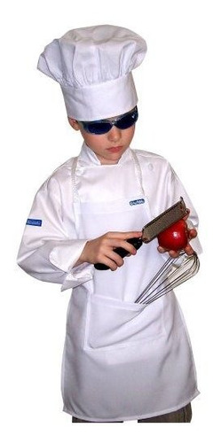 Chefskin Niños Hijos De Set: Chef Chef Chaqueta Y Ajustable 