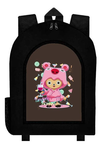 Mochila Negra One Piece A379