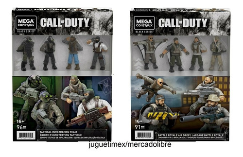 Call Of Duty 2 Pack 4 Soldados Mega Construx Oferta Unica
