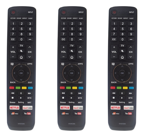 Lote De 3pz Controles Remotos Sharp En3k39s