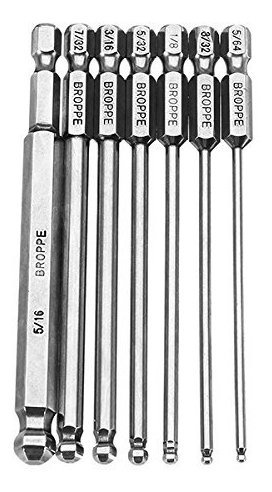 Toolcool Broppe 7pcs Sae 564516 Pulgadas 100 Mm De Largo Mag