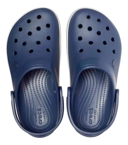 Crocs Zuecos Crocband Platform Azul Mujer 205434462