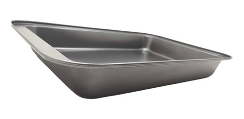 Imagem 3 de 7 de Forma Assadeira Metal Antiaderente Travessa Retangular 37cm