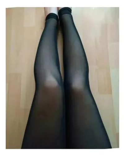 Calza Efecto Piel Mujer Invierno Forro Piel