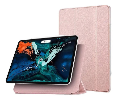 Smart Folio Para iPad Air 5 10.9 A2588 A2589 Siliconado